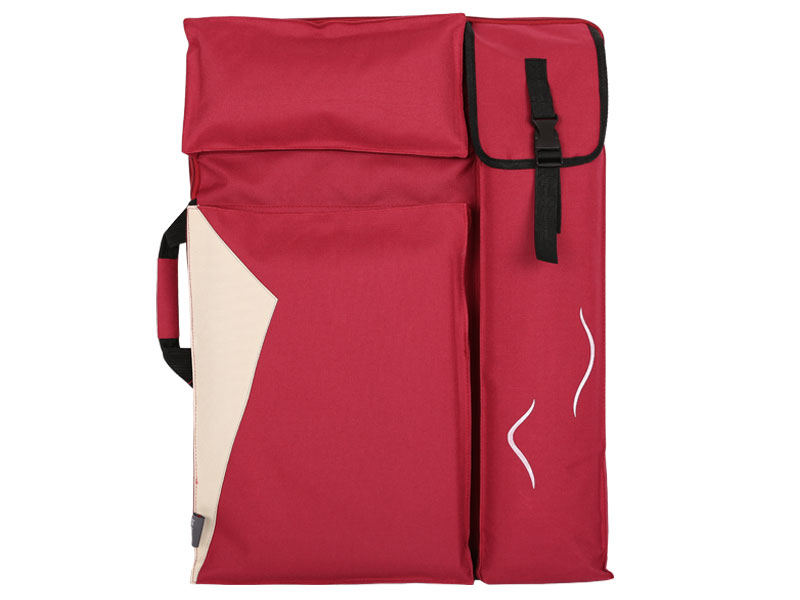 红色三角拼画板袋